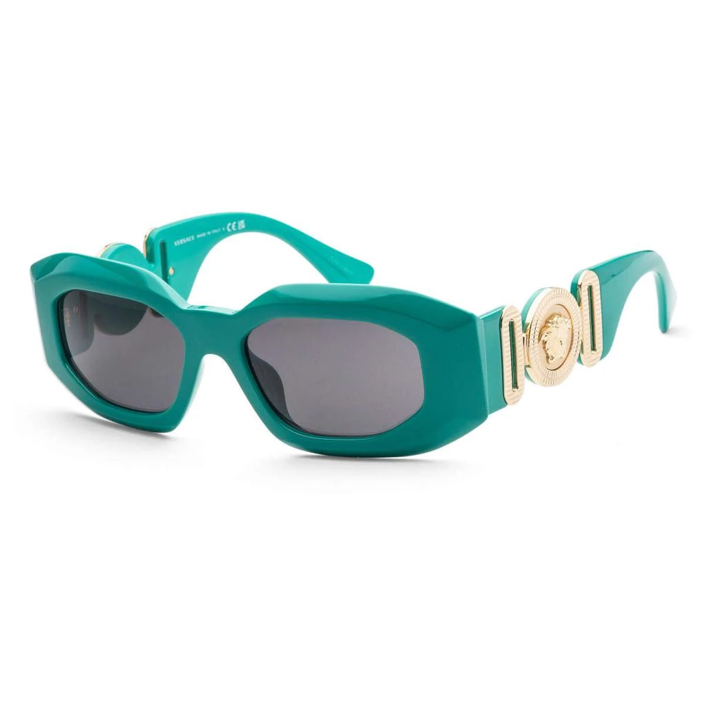 商品Versace|Versace Men's Blue Irregular Sunglasses,价格¥683,第1张图片