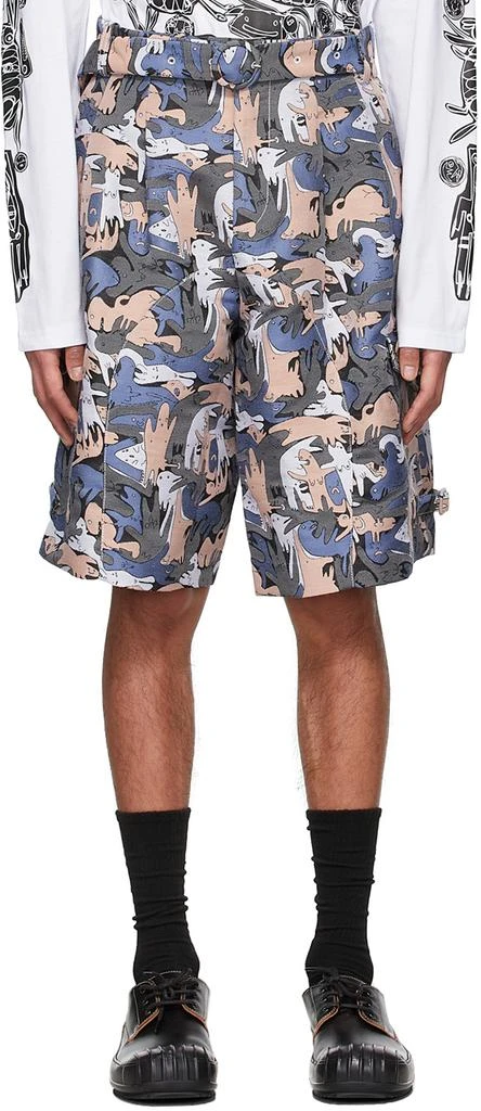 商品Charles Jeffrey Loverboy|Multicolor Army Shorts,价格¥1238,第1张图片