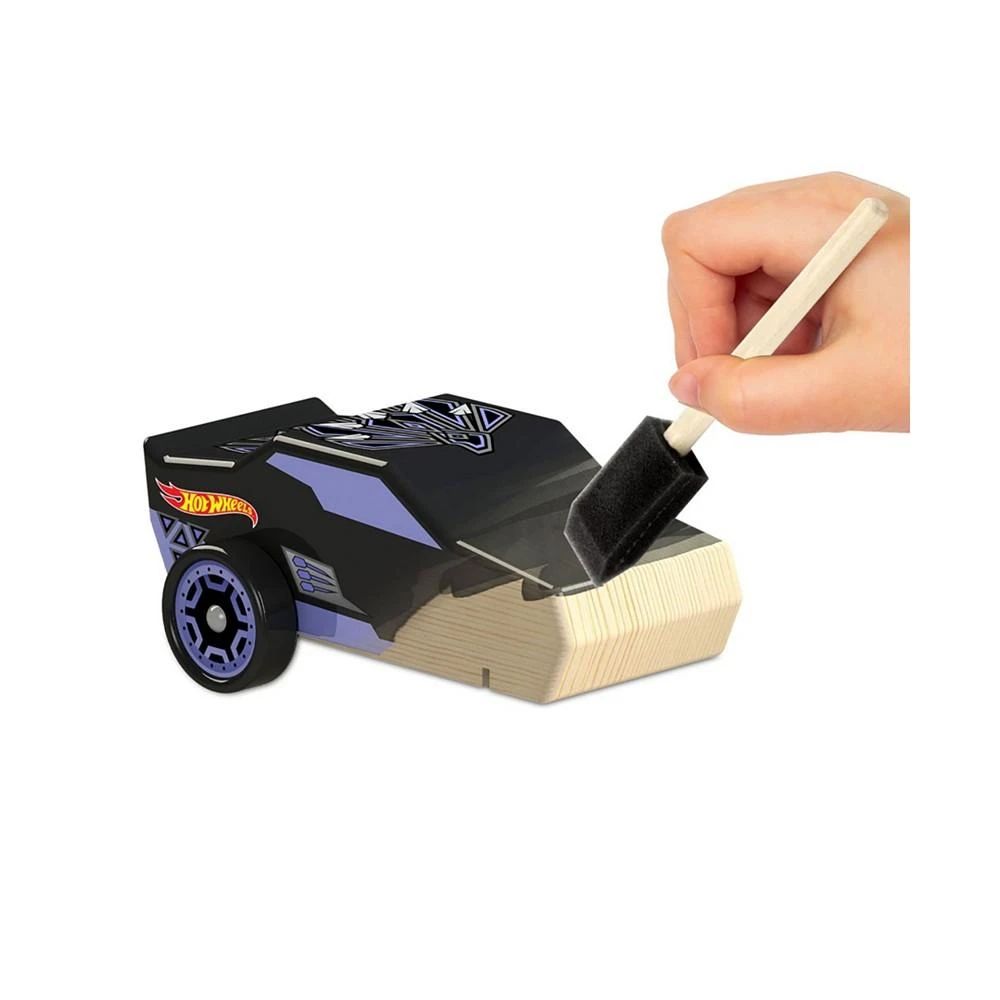 商品Hot Wheels|DIY Toy Wood Car Racers - 2 Pack (Marvel Avengers Black Panther and Captain America),价格¥105,第2张图片详细描述