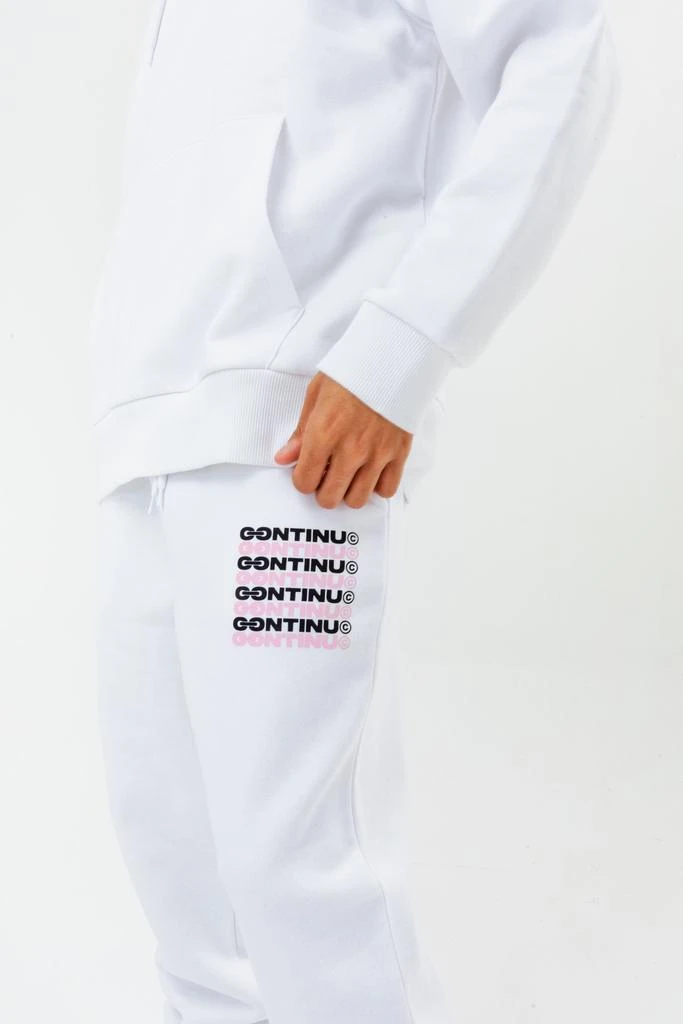 商品CONTINU8 ADULTS|CONTINU8 ADULT WHITE JOGGERS,价格¥74,第3张图片详细描述