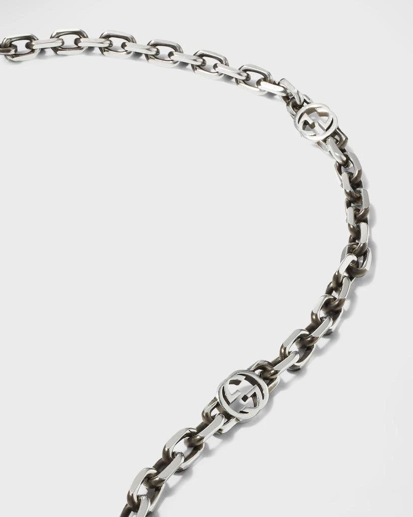 商品Gucci|Interlocking G Chain Necklace,价格¥5395,第3张图片详细描述