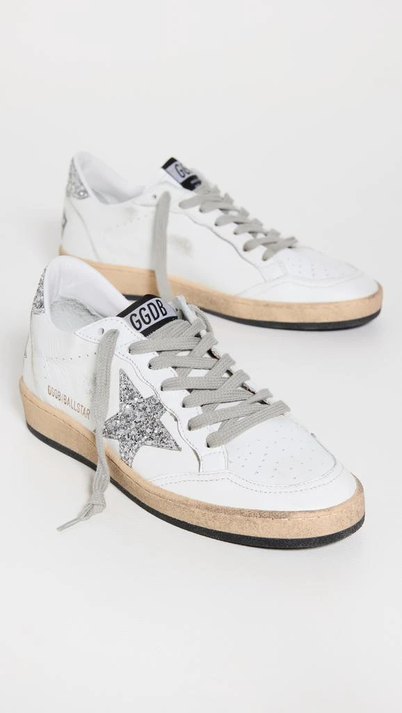 商品Golden Goose|Golden Goose Ball Star 纳帕革鞋面和亮片运动鞋,价格¥4496,第4张图片��详细描述