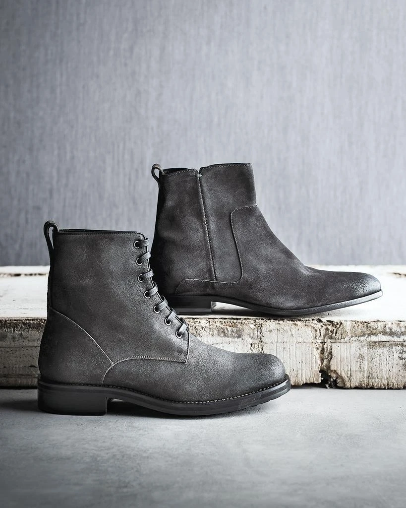 商品Vince|Carter Waxed Carbon Lace-Up Boot, Charcoal,价格¥1893,第5张图片详细描述