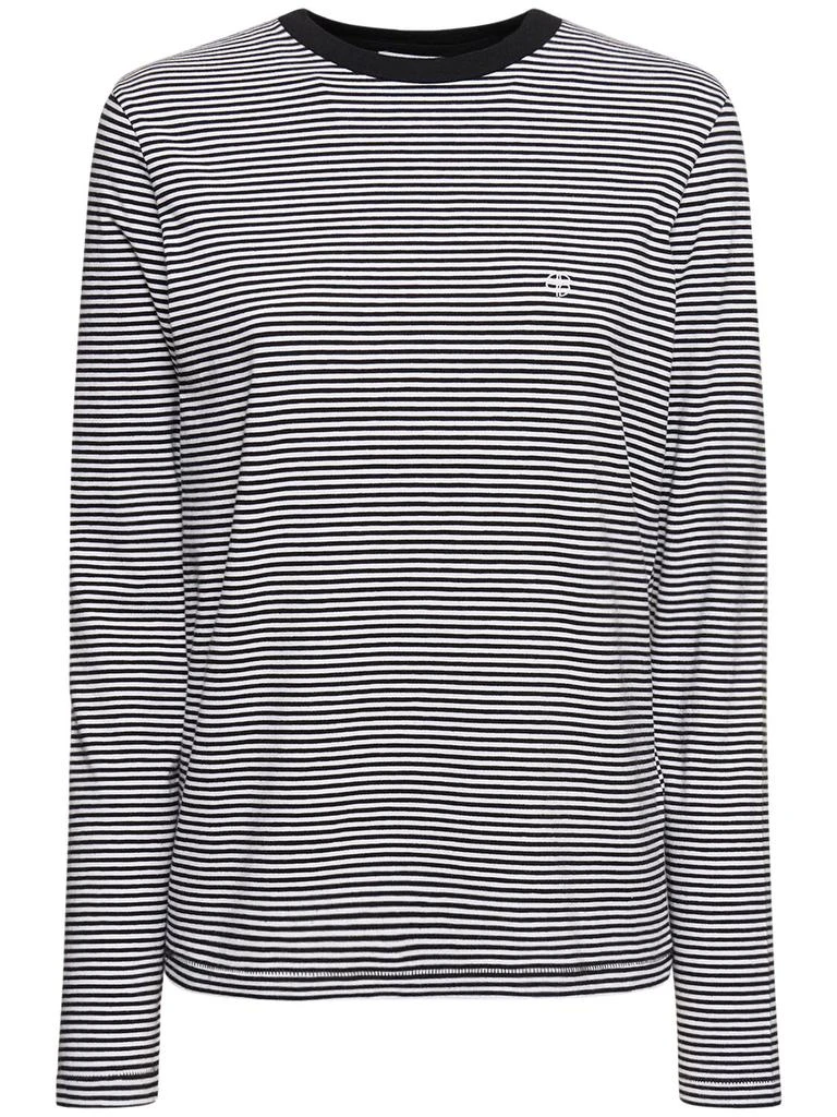 商品ANINE BING|Rylan Cotton Long Sleeve T-shirt,价格¥935,第1张图片