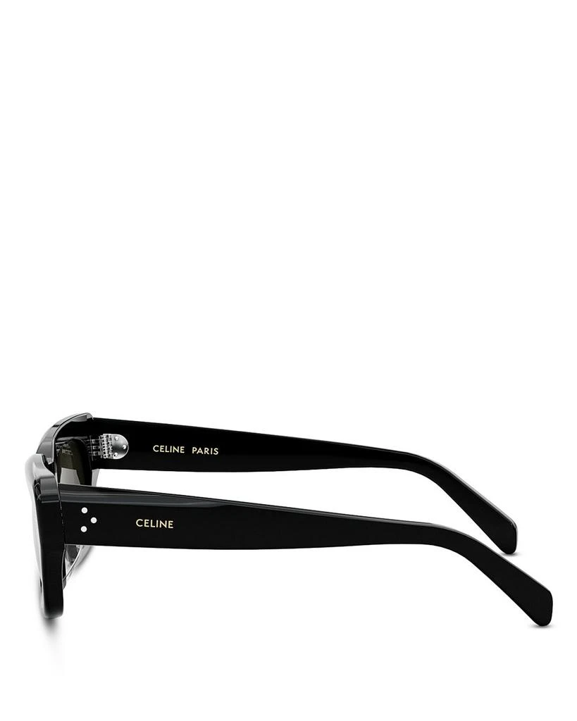 Bold 3 Dots Rectangular Sunglasses, 54mm 商品