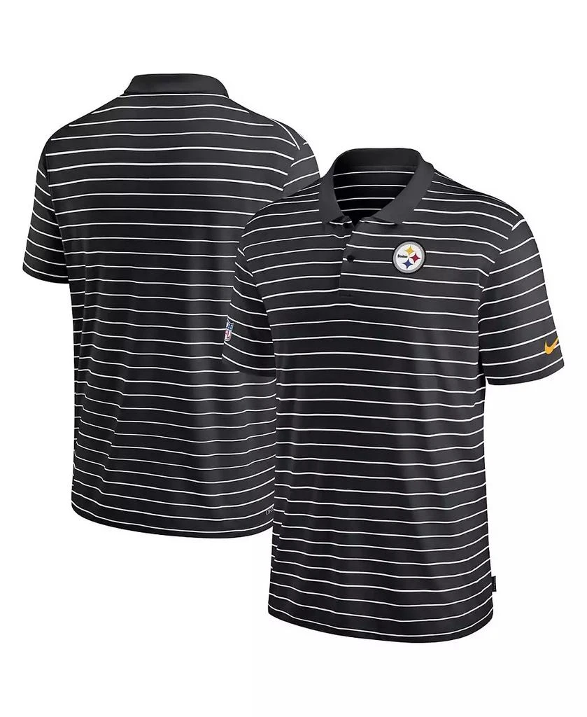 商品NIKE|Men's Black Pittsburgh Steelers Sideline Lock Up Victory Performance Polo Shirt,价格¥397,第1张图片