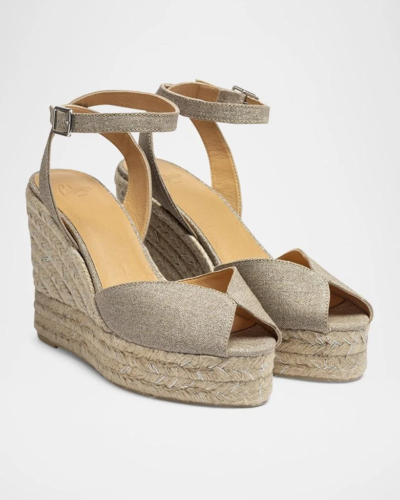 商品Castaner|Blossom Simmer Canvas Wedge Espadrilles,价格¥1835,第2张图片详细描述