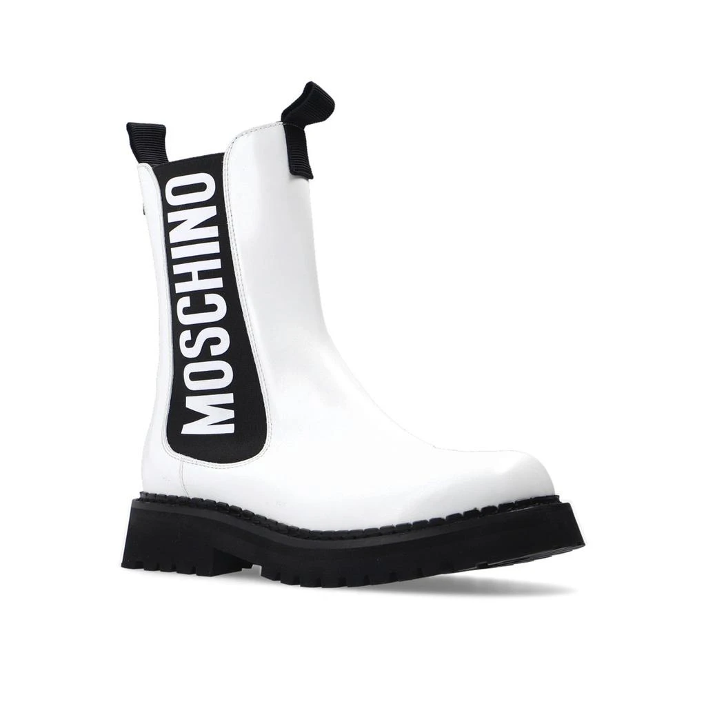 商品Moschino|Moschino Couture Leather Chelsea Boots,价格¥2380,第2张图片详细描述