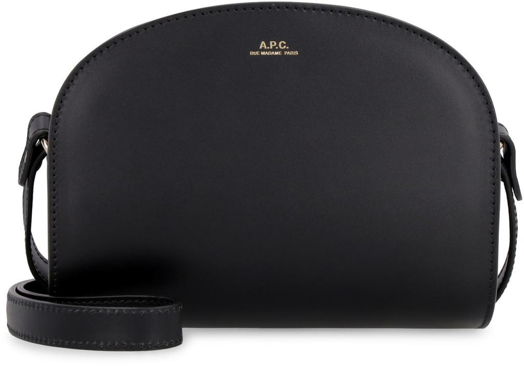 商品A.P.C.|A.P.C. Mini Demi-lune Leather Crossbody Bag,价格¥2823,第4张图片详细描述