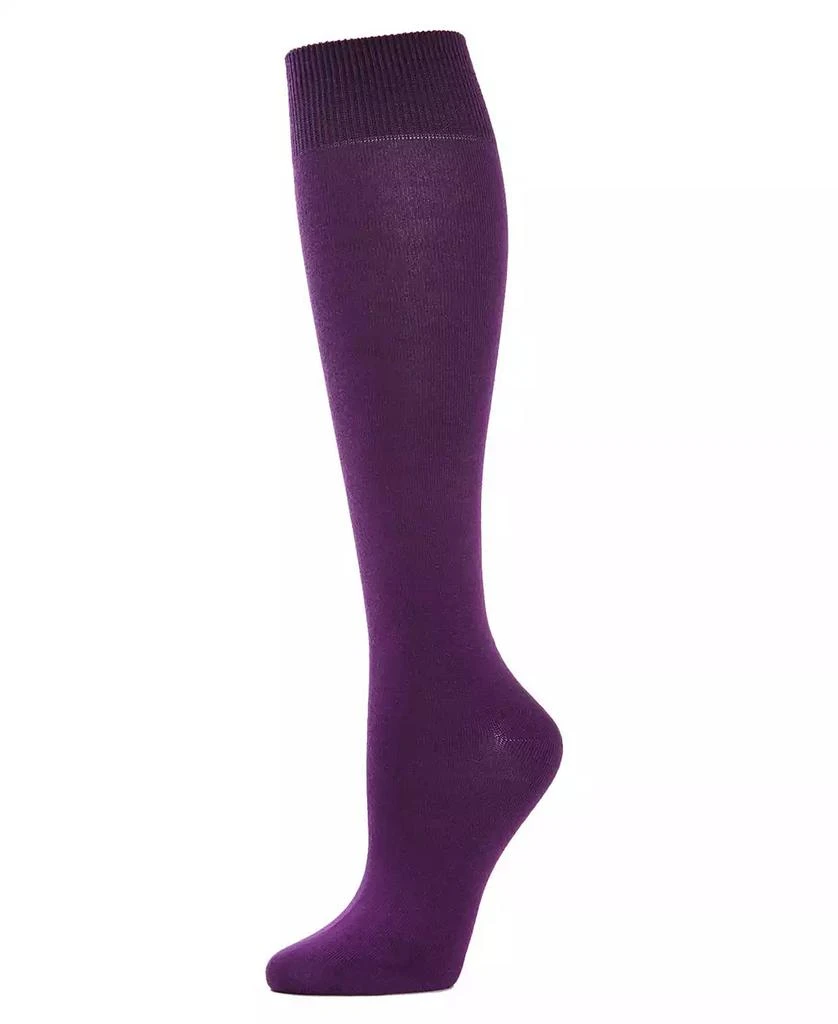 商品Memoi|Women's Bamboo Blend Knit Knee High Socks,价格¥103,第1张图片详细描述