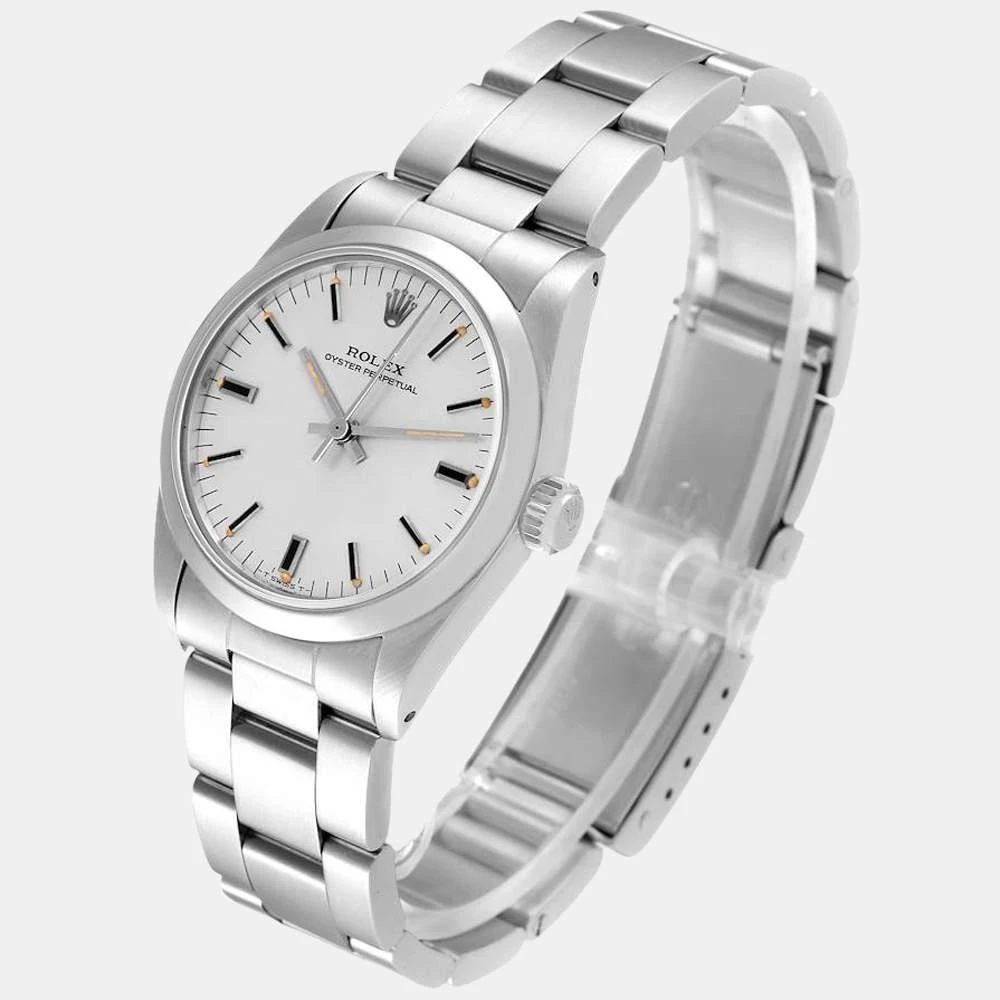 Rolex Silver Stainless Steel Oyster Perpetual 67480 Automatic Women's Wristwatch 31 mm 商品
