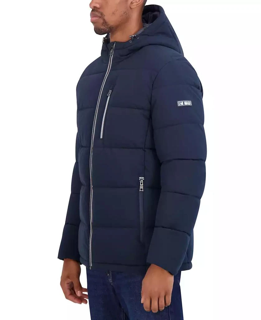 商品Nautica|Men's Quilted Hooded Puffer Jacket,价格¥531,第3张图片详细描述