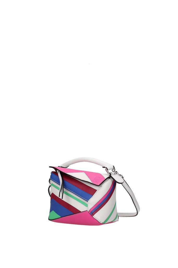 商品Loewe|Handbags puzzle Leather Gray Multicolor,价格¥11500,第4张图片详细描述