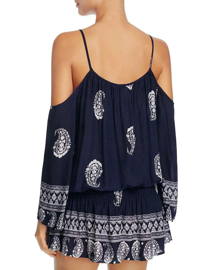 商品Surf Gypsy|Cold Shoulder Smock Waist Dress Swim Cover-Up,价格¥451,第2张图片详细描述