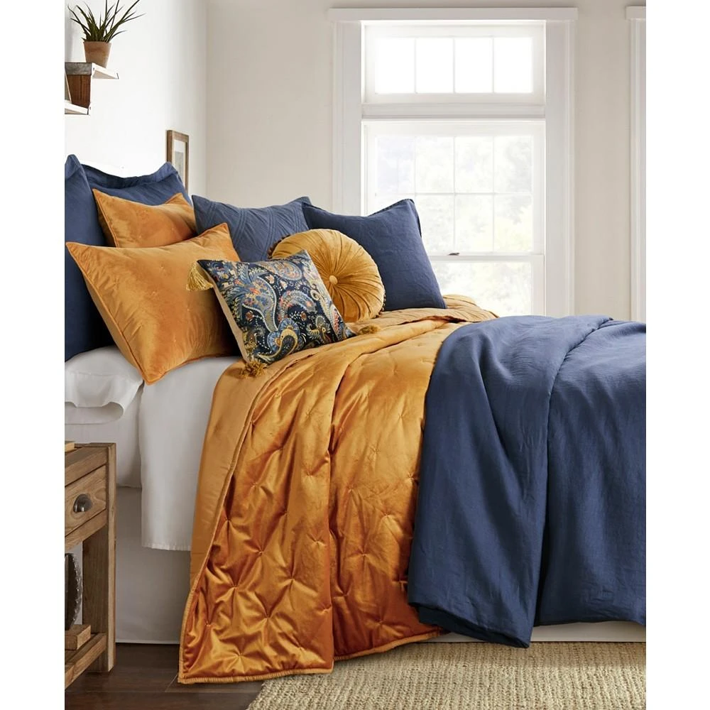 商品Levtex|Home Birch Hill Calabria Velvet Quilt,价格¥1331,第4张图片详细描述