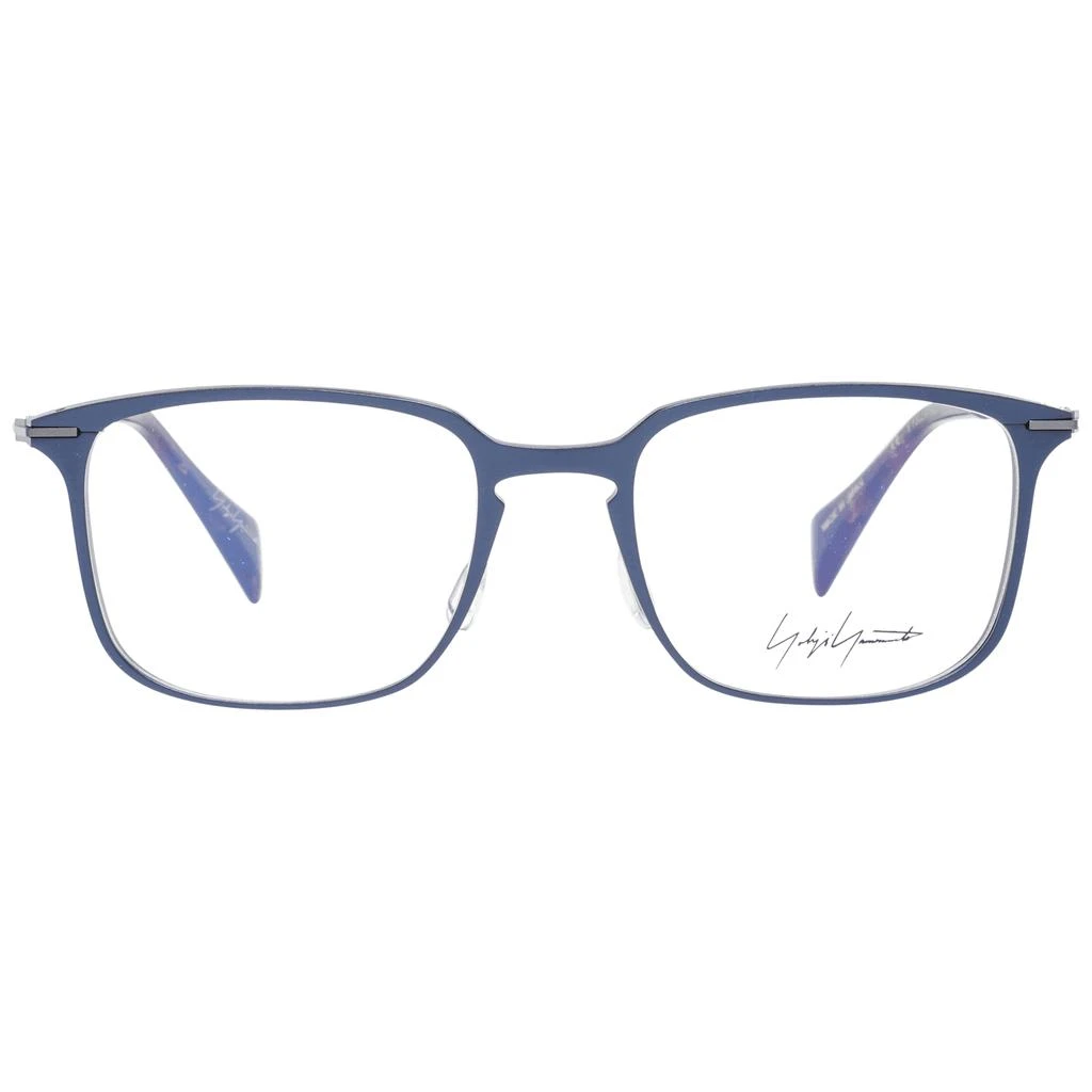 商品YOHJI YAMAMOTO|Yohji Yamamoto Blue  Optical Frames,价格¥616,第2张图片详细描述