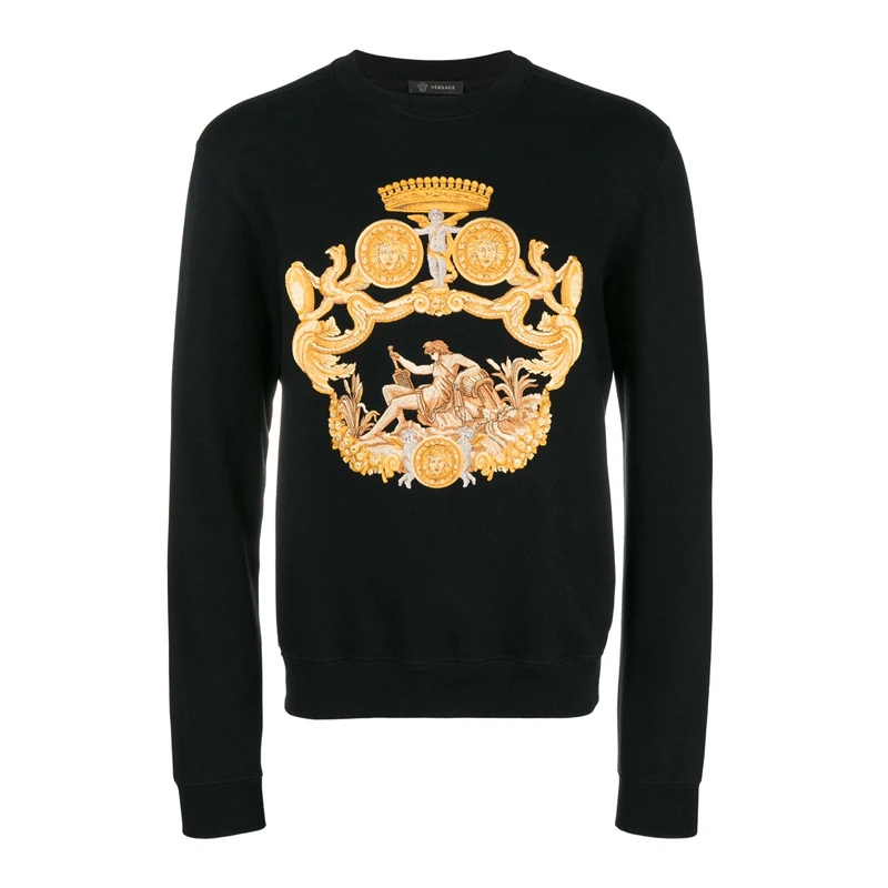 VERSACE 黑色男士卫衣/帽衫 A80034-A226516-A008 商品