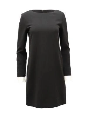 商品[二手商品] Theory|Theory Long-Sleeved Mini Dress With Bateau Neckline In Black Triacetate,价格¥810,第1张图片