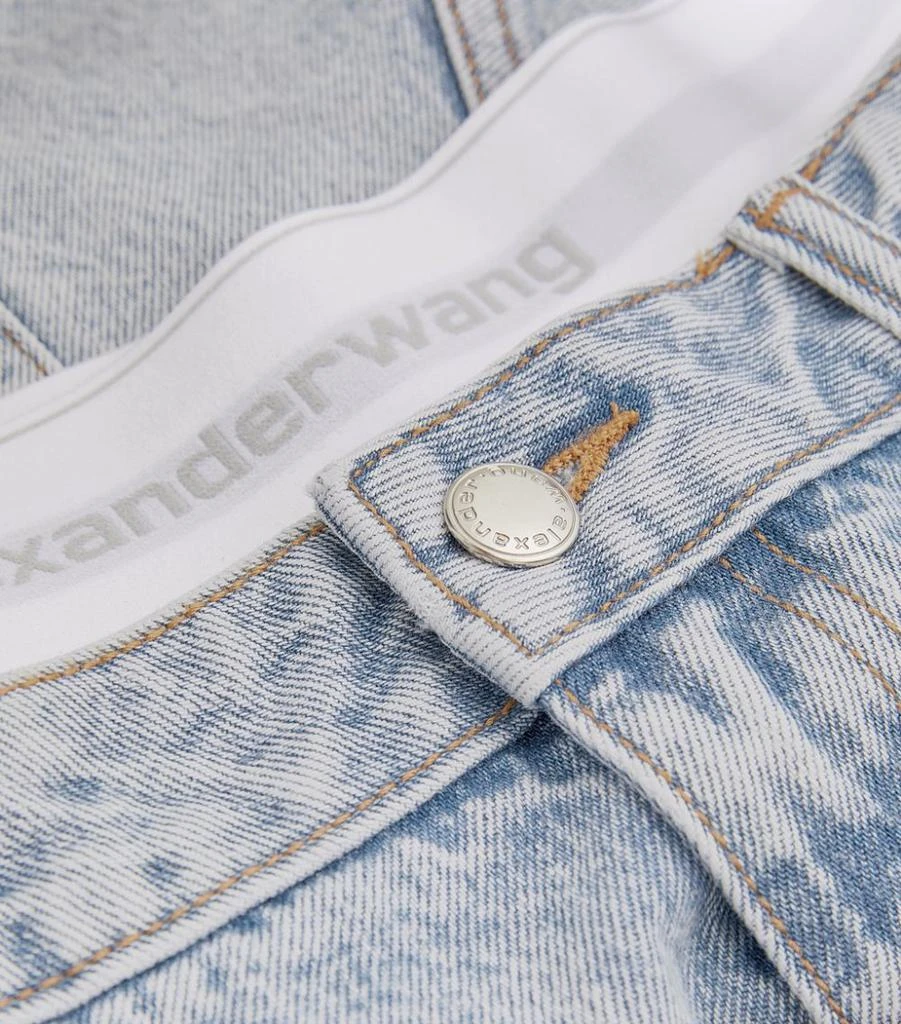 商品Alexander Wang|Logo-Waistband Denim Shorts,价格¥2849,第5张图片详细描述