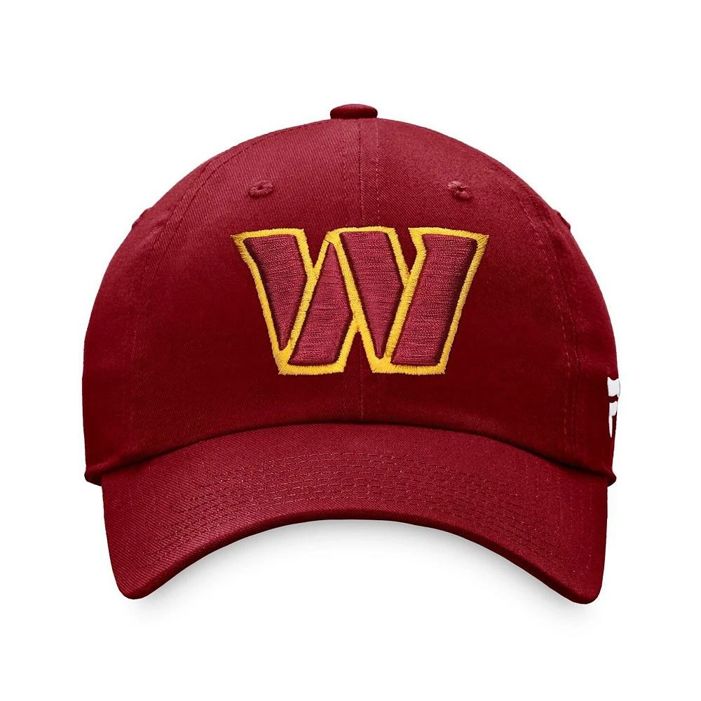 商品Fanatics|Women's Branded Burgundy Washington Commanders Iconic Iridescent Adjustable Hat,价格¥190,第4张图片详细描述