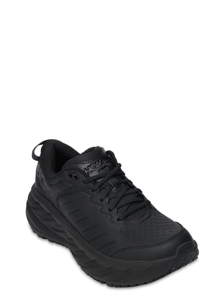 商品Hoka One One|Bondi Sr Leather Running Sneakers,价格¥1437,第5张图片详细描述