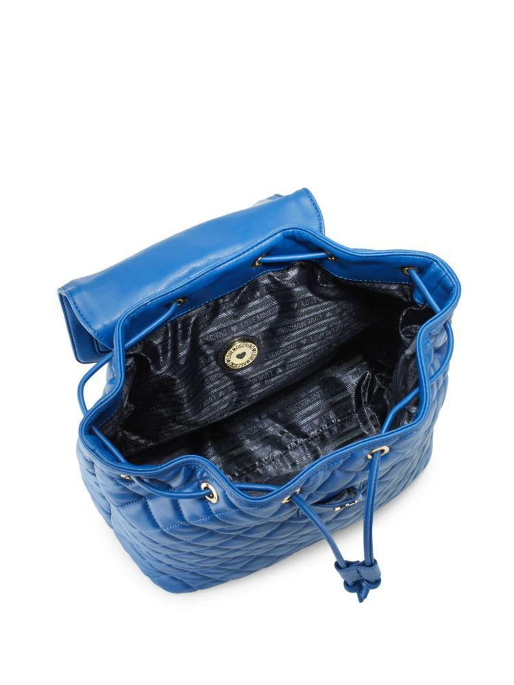 商品Moschino|Quilted Drawstring Backpack,价格¥983,第2张图片详细描述