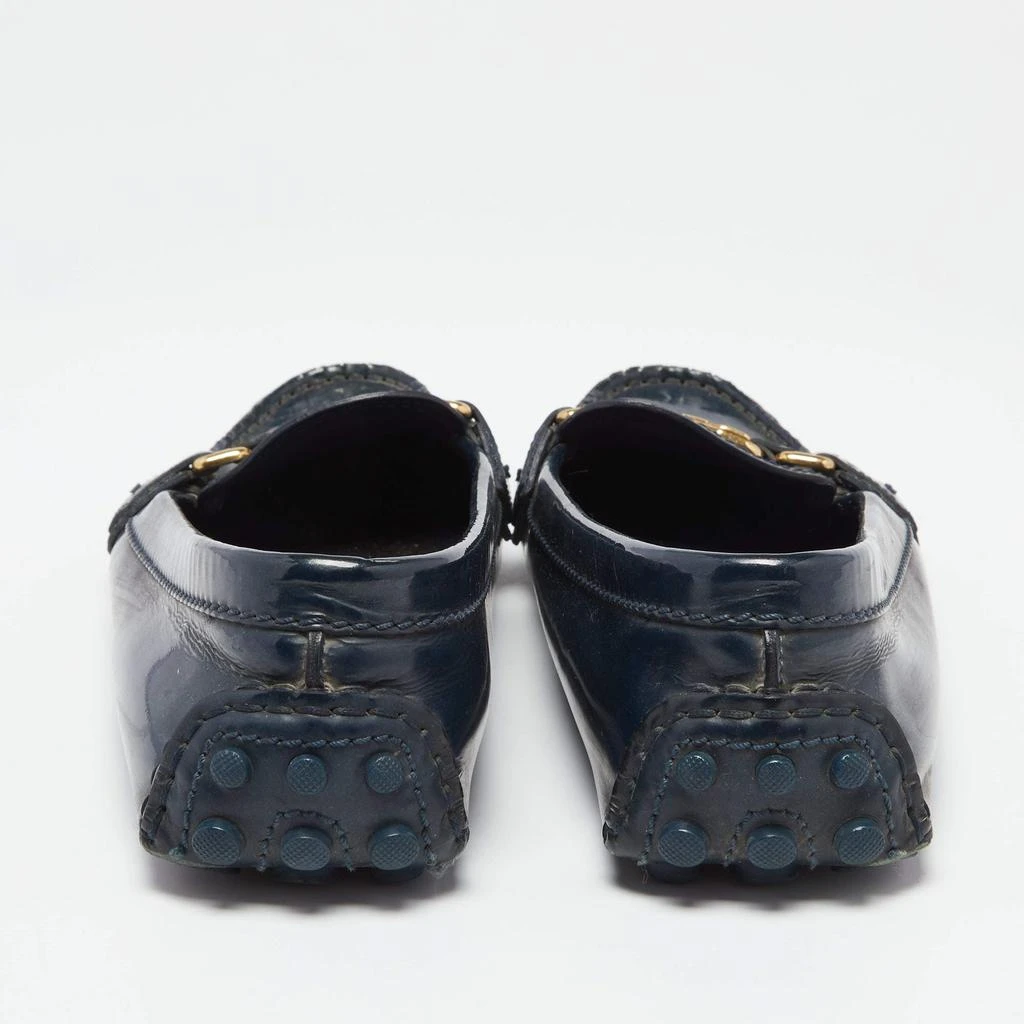 商品[二手商品] Louis Vuitton|Louis Vuitton Midnight Blue Patent Leather Oxford Loafers Size 36.5,价格¥2623,第5张图片详细描述