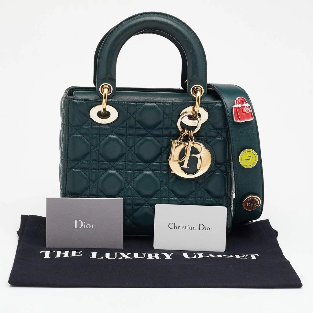 Dior Green Cannage Leather Small My Lady Dior Tote 商品