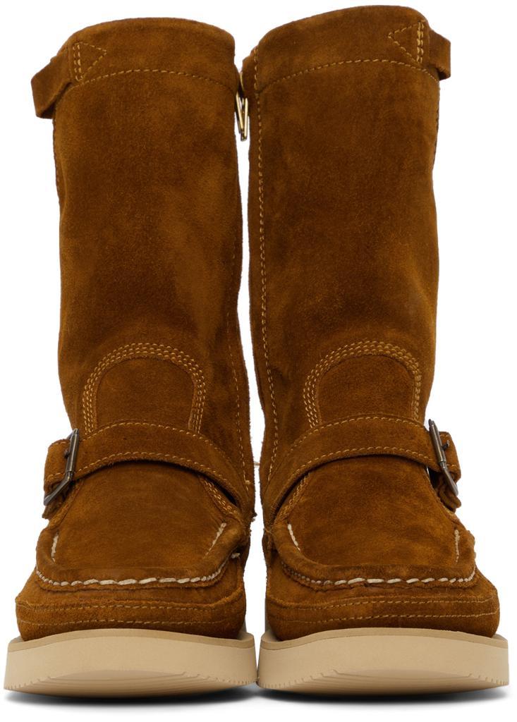 商品SEBAGO|Brown Suede Zip-Up Boots,价格¥1006,第4张图片详细描述