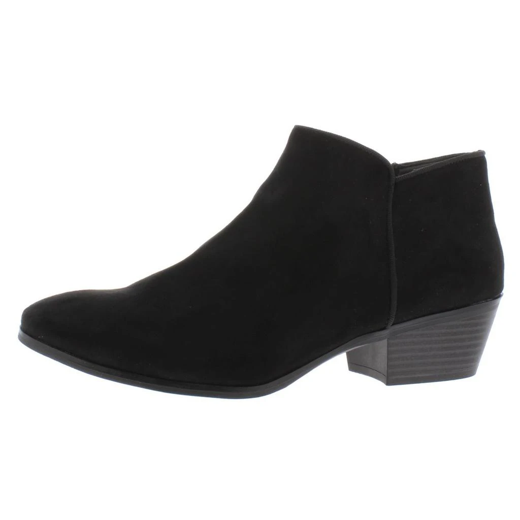 商品Style & Co|Style & Co. Womens Wileyy Faux Suede Zipper Booties,价格¥39,第4张图片详细描述