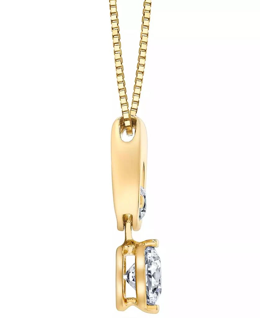 商品Sirena|Diamond 18" Pendant Necklace (1/2 ct. t.w.) in 14k Yellow Gold,价格¥26997,第4张图片详细描述