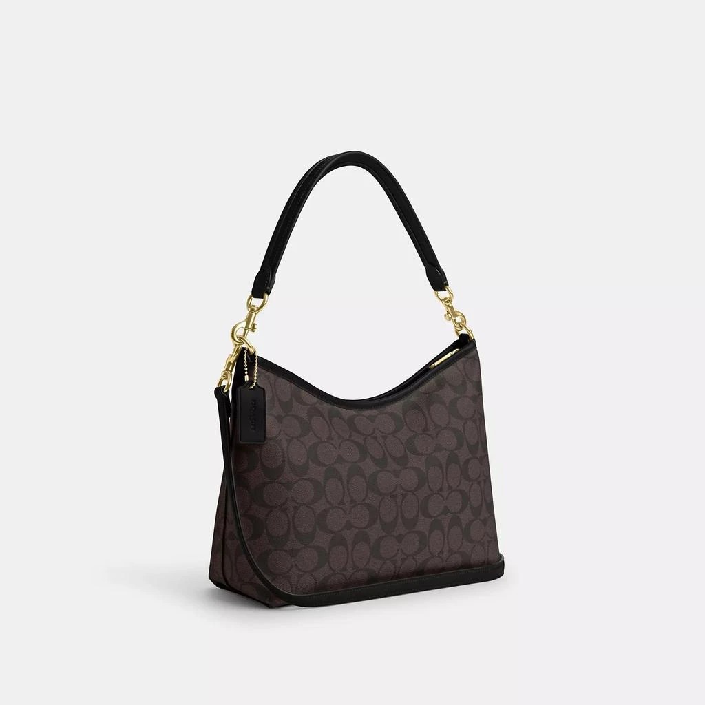 商品Coach|Coach Outlet Laurel Shoulder Bag In Signature Canvas,价格¥1937,第2张图片详细描述