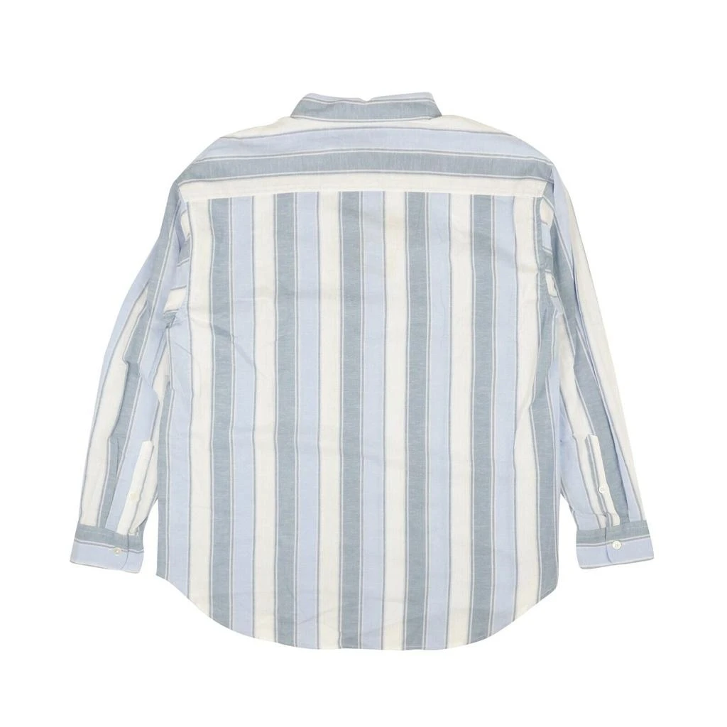 商品STUSSY|Blue Cotton Wide Stripe Button Down Shirt,价格¥747,第2张图片详细描述