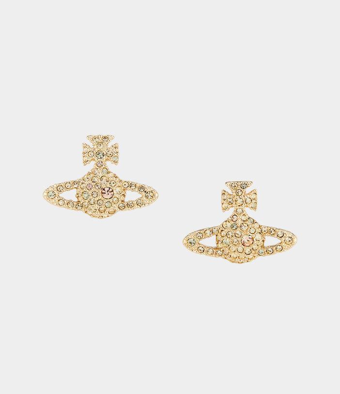 Vivienne Westwood Grace Bas Relief Stud Earrings - Gold商品第1张图片规格展示