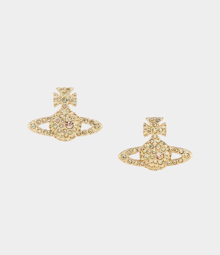 商品Vivienne Westwood|Vivienne Westwood Grace Bas Relief Stud Earrings - Gold,价格¥1006,第1张图片