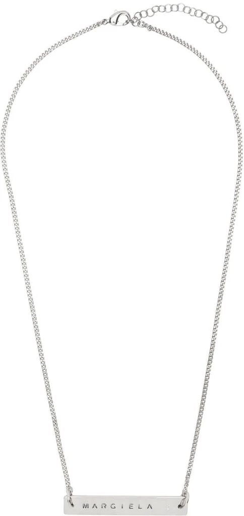 商品MAISON MARGIELA|Silver Logo Necklace,价格¥707,第1张图片