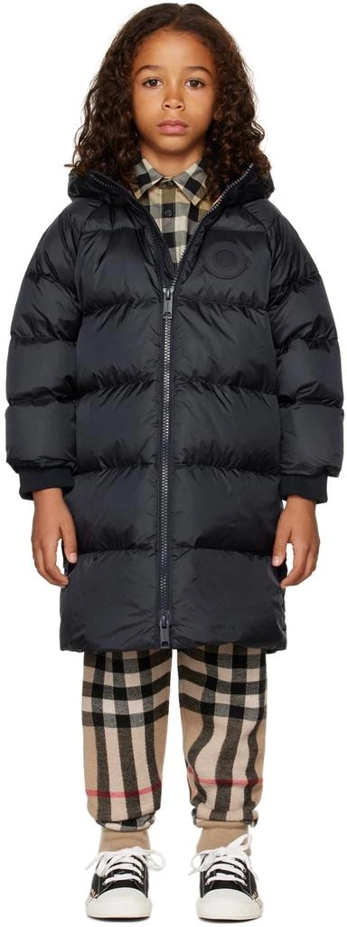 商品Burberry|Kids Navy Tom Down Jacket,价格¥4981,第1张图片