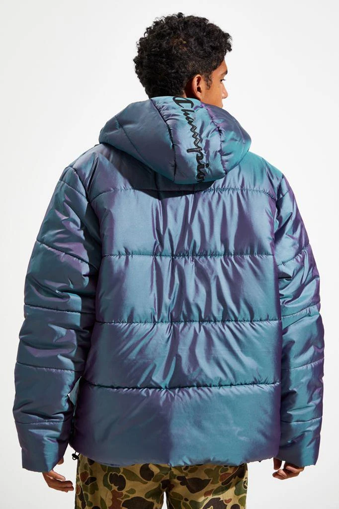 商品CHAMPION|Champion UO Exclusive Iridescent Puffer Jacket ,价格¥454,第5张图片详细描述