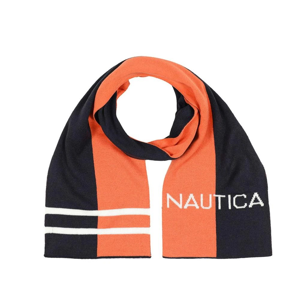 商品Nautica|Nautica Kids' Colorblock Logo Scarf,价格¥64,第1张图片