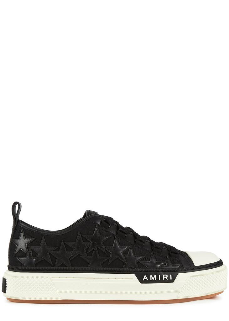 商品AMIRI|Stars black canvas sneakers,价格¥4627,第1张图片