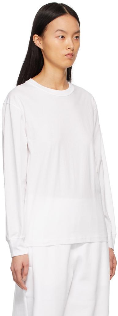 商品Alexander Wang|White Puff Logo Jersey T-Shirt,价格¥692,第4张图片详细描述