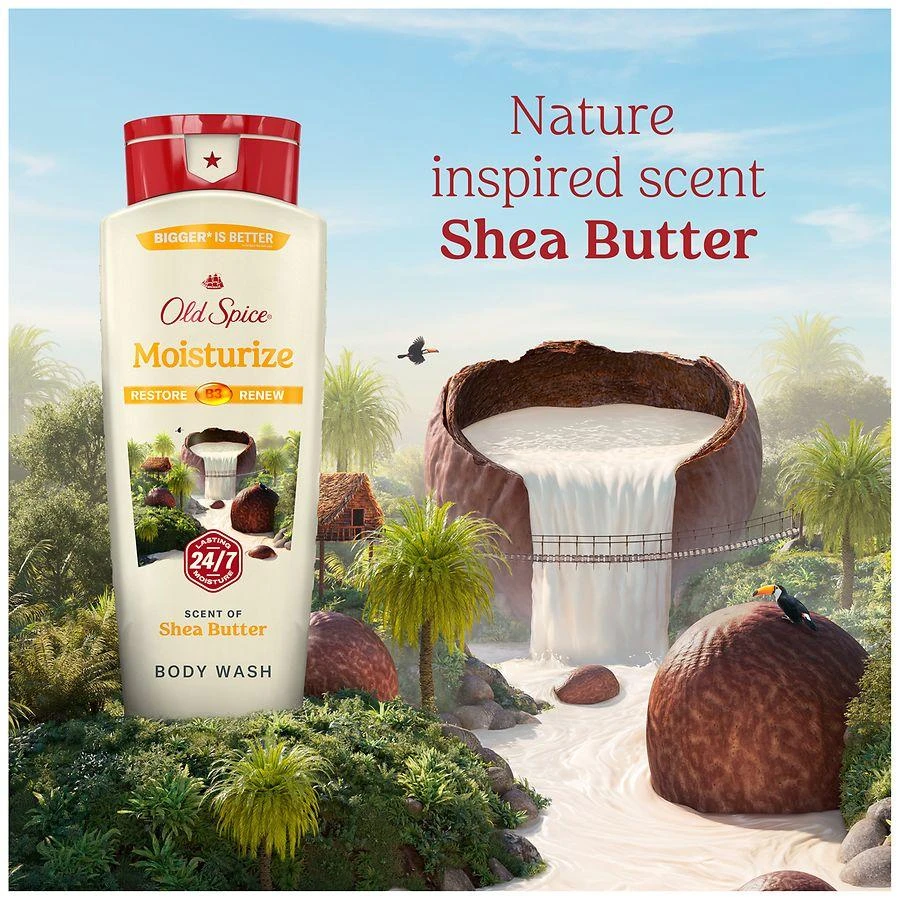 商品Old Spice|Mens Body Wash Shea Butter,价格¥65,第5张图片详细描述