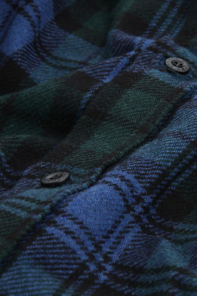 Wool Blend Trout Run Plaid Flannel Shirt  - Made in USA商品第10张图片规格展示
