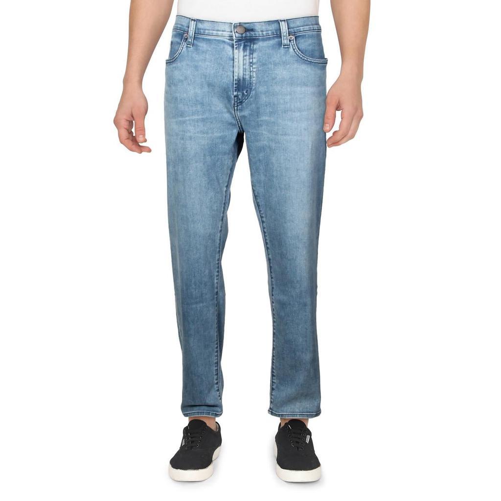 商品J Brand|J Brand Mens Kane Denim Light Wash Straight Leg Jeans,价格¥150,第1张图片