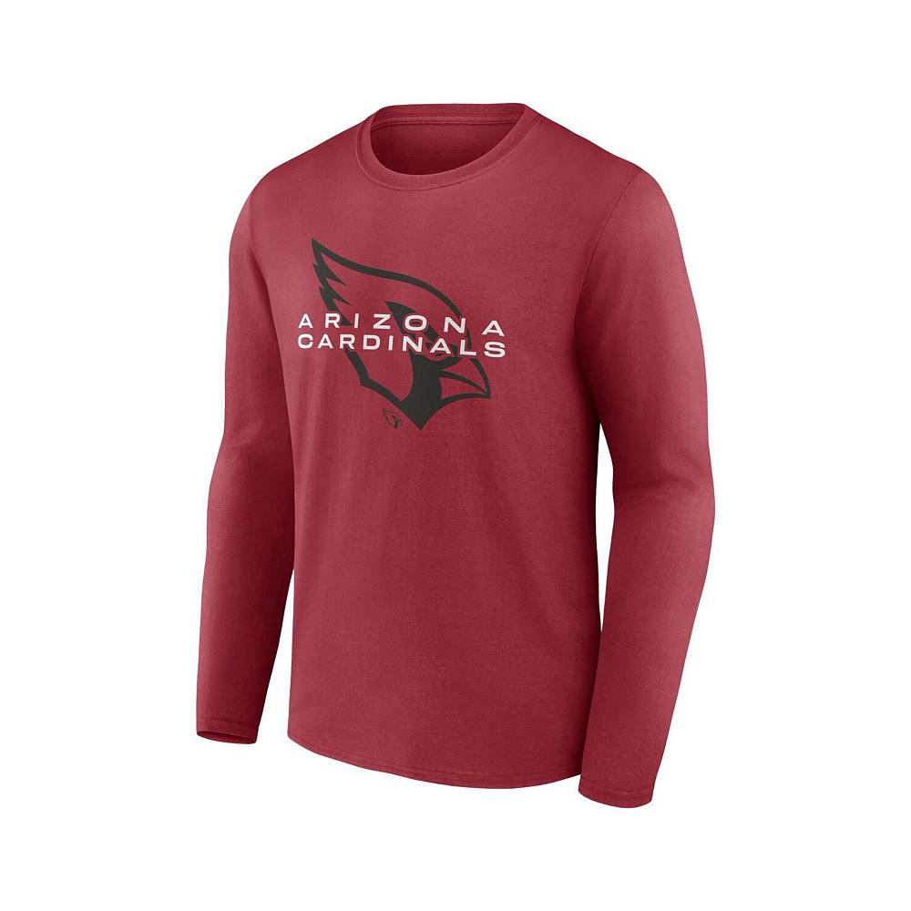 Men's Branded Cardinal Arizona Cardinals Advance to Victory Long Sleeve T-shirt商品第3张图片规格展示