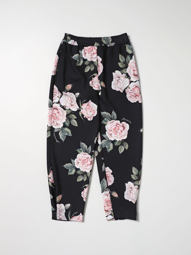 Monnalisa pants with floral print商品第1张图片规格展示