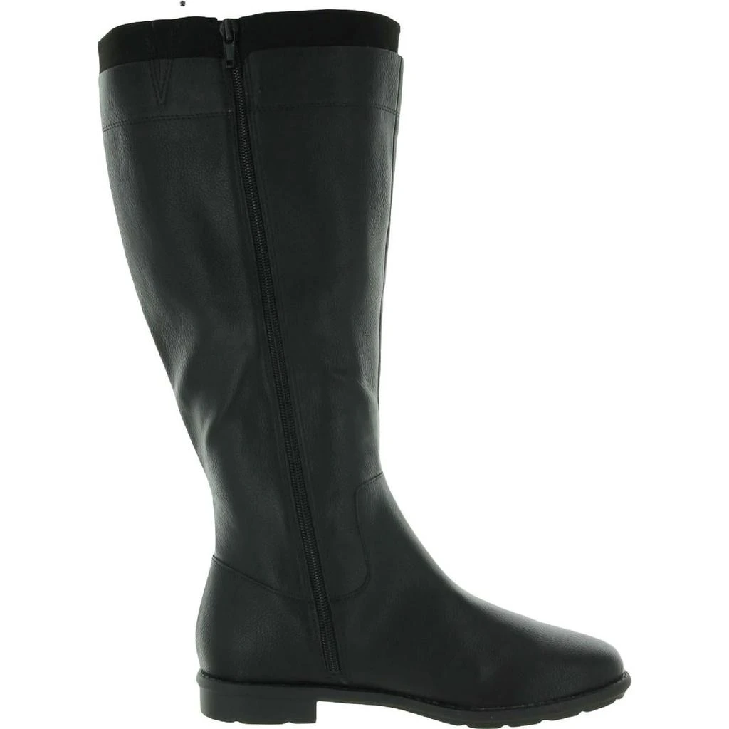 商品Style & Co|Style & Co. Womens Olliee Faux Leather Wide Calf Knee-High Boots,价格¥48,第5张图片详细描述
