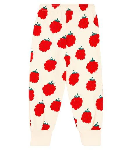 商品Tinycottons|Raspberries棉质混纺针织运动裤,价格¥395,第4张图片详细描述