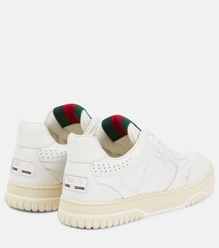 商品Gucci|GG Re-Web皮革运动鞋,价格¥10131,第2张图片详细描述