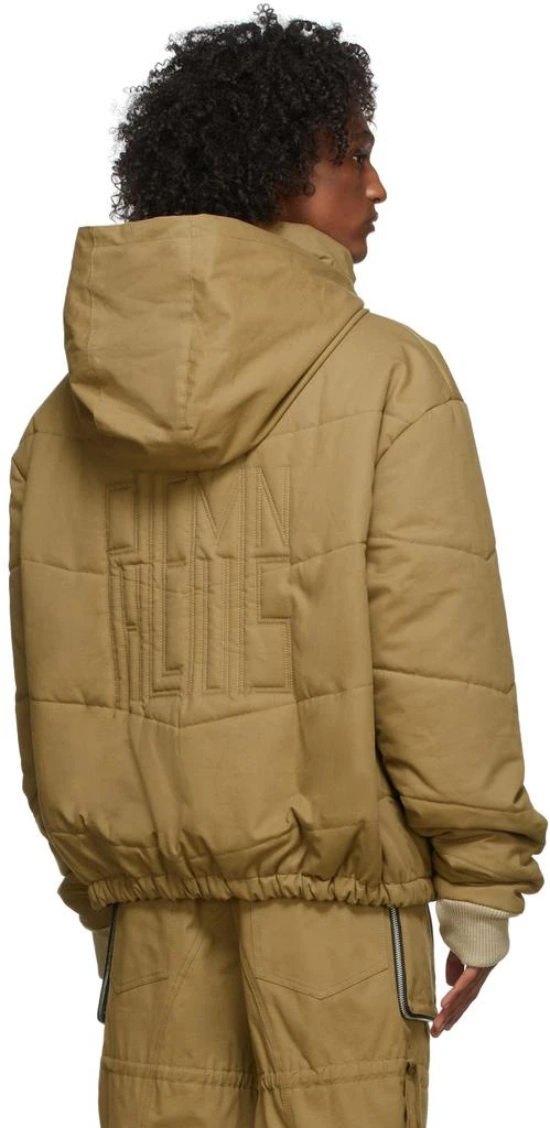商品Phlemuns|SSENSE Exclusive Beige Emboss Stitch Puffer Jacket,价格¥2027,第3张图片详细描述